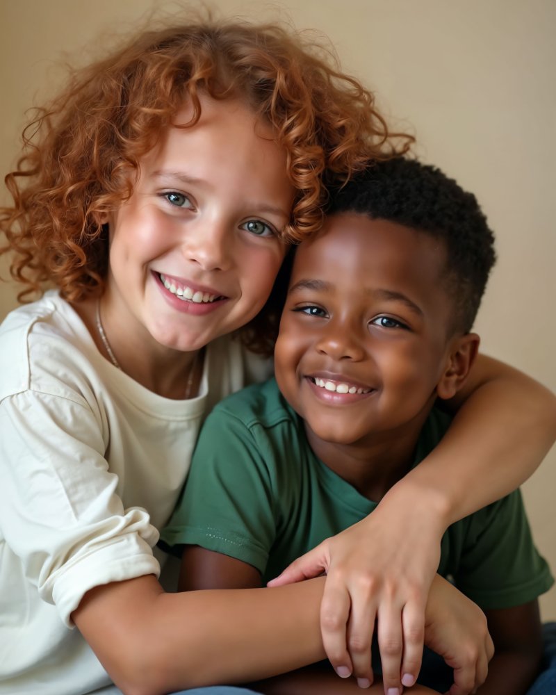 Enfant avec appareil orthodontique