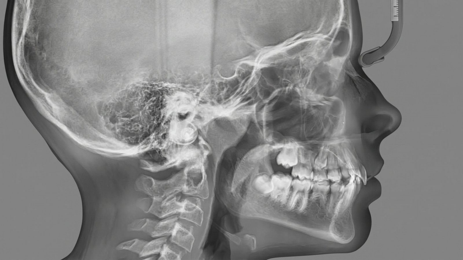 Téléradiographie de profil et de face orthodontie